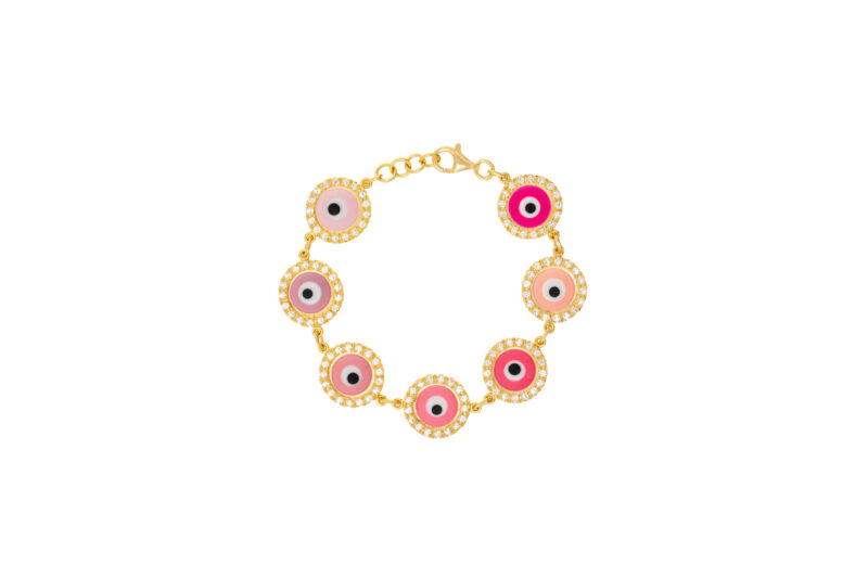 Pulseira Clássica Mini - Degradê de rosas