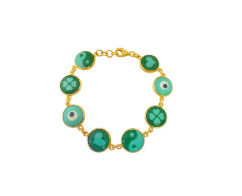 Pulseira linha Arquetipos - Tons de Verde