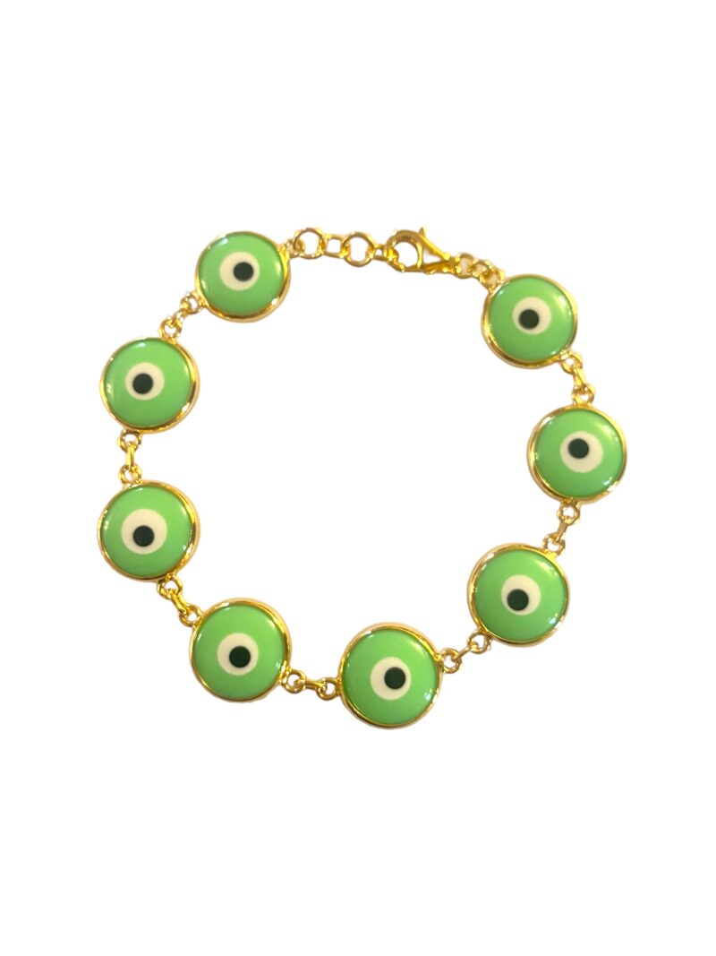 Pulseira Olho Grego Max - Verde Flúor